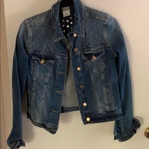 Zara studded jean jacket
